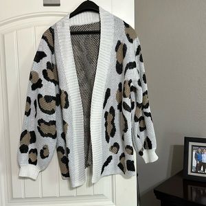 Open front cardigan